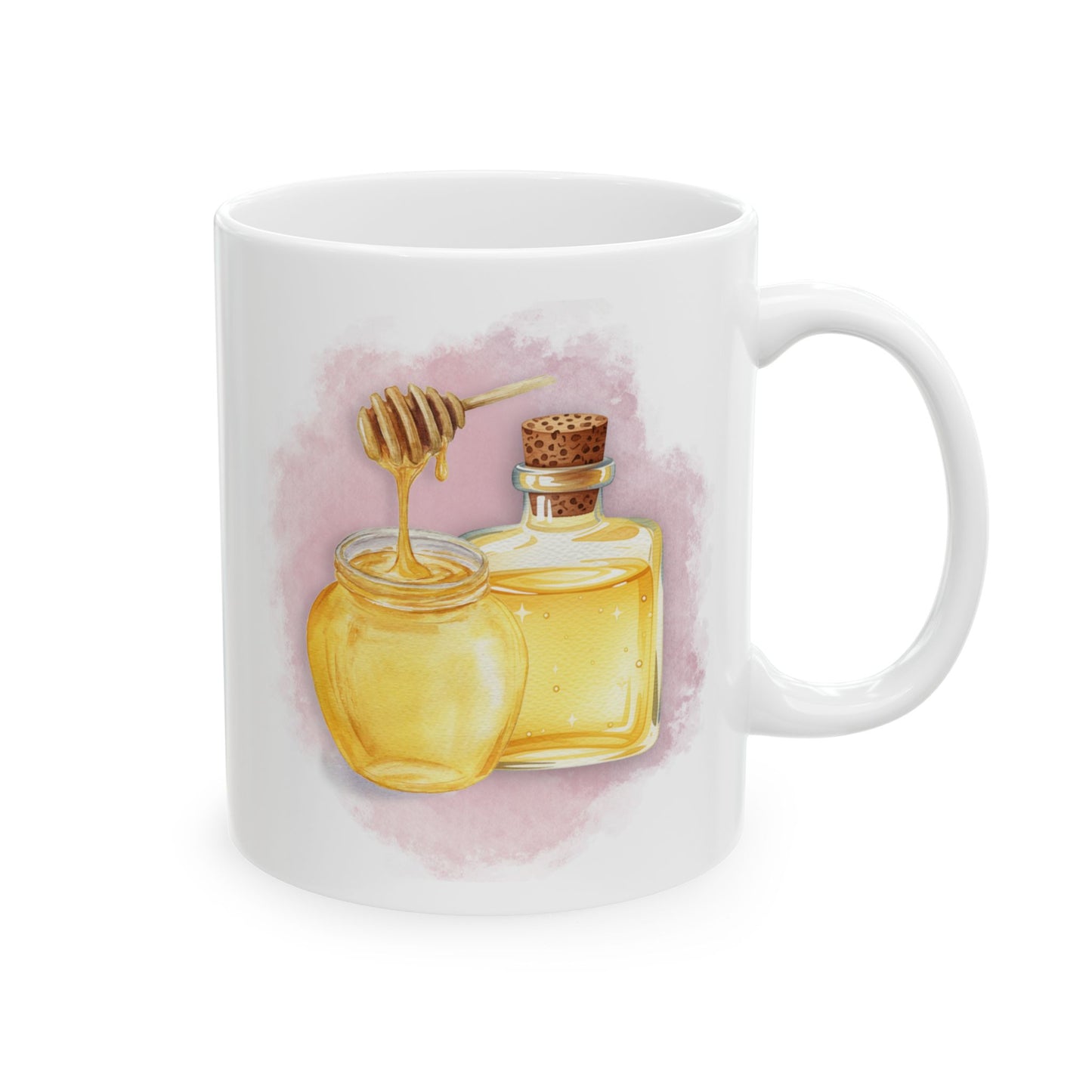Honey Jar Ceramic Mug — 11 oz