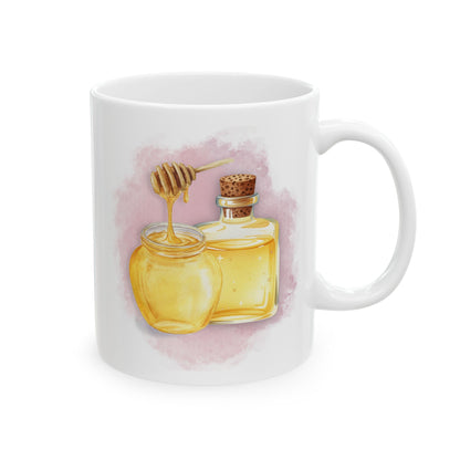 Honey Jar Ceramic Mug — 11 oz