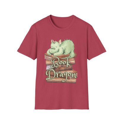 Book Dragon Unisex Softstyle T-Shirt