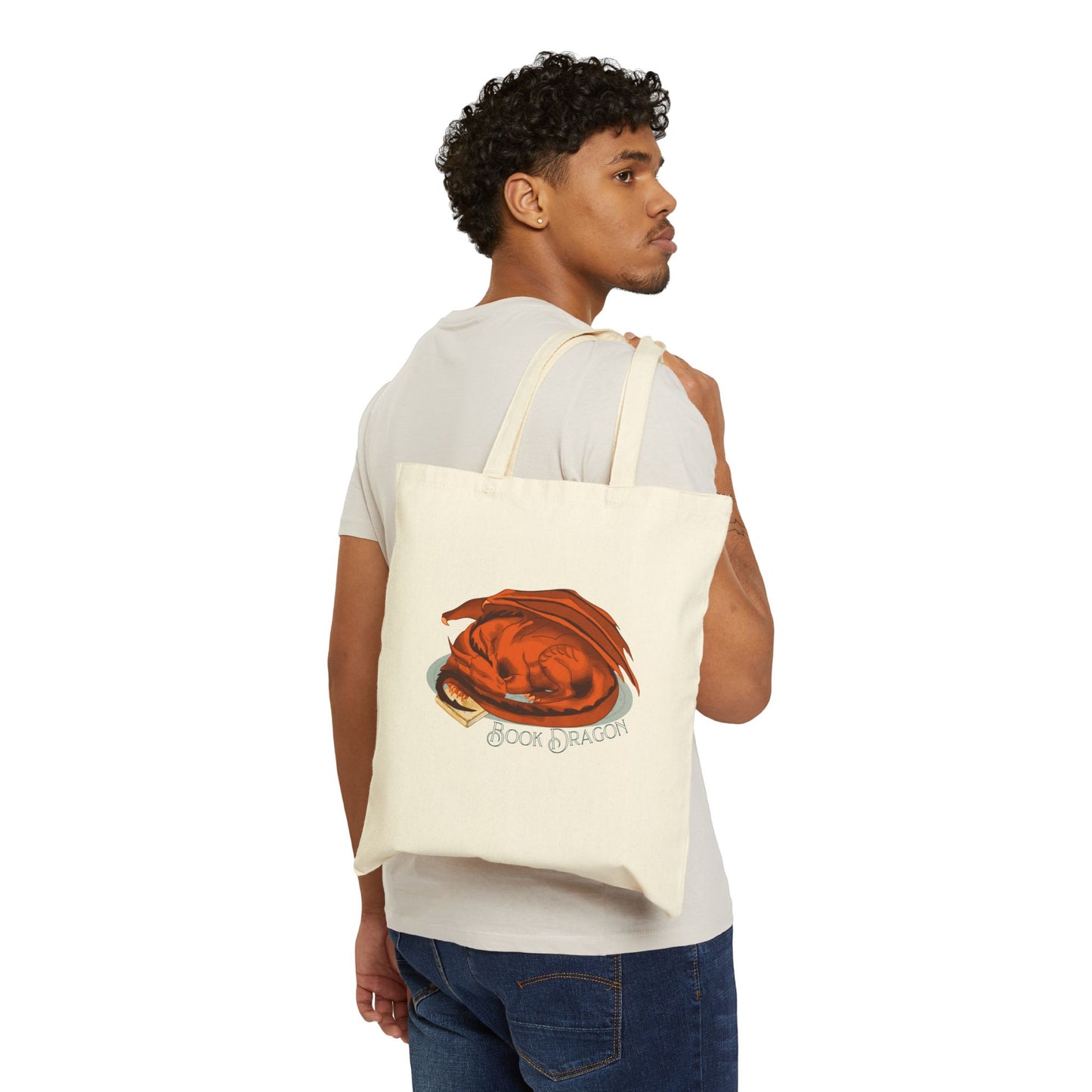 Book Fire Dragon - Tote Bag