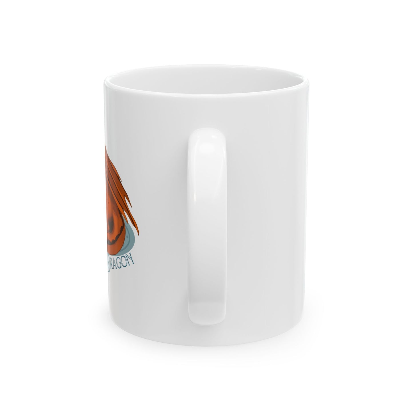 Book Fire Dragon Mug