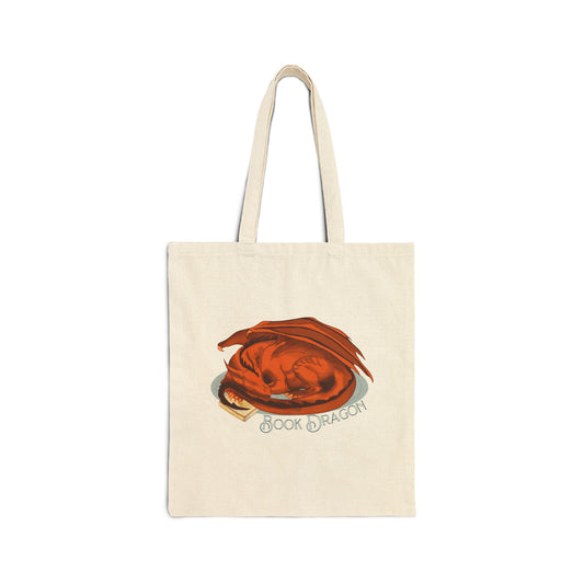 Book Fire Dragon - Tote Bag