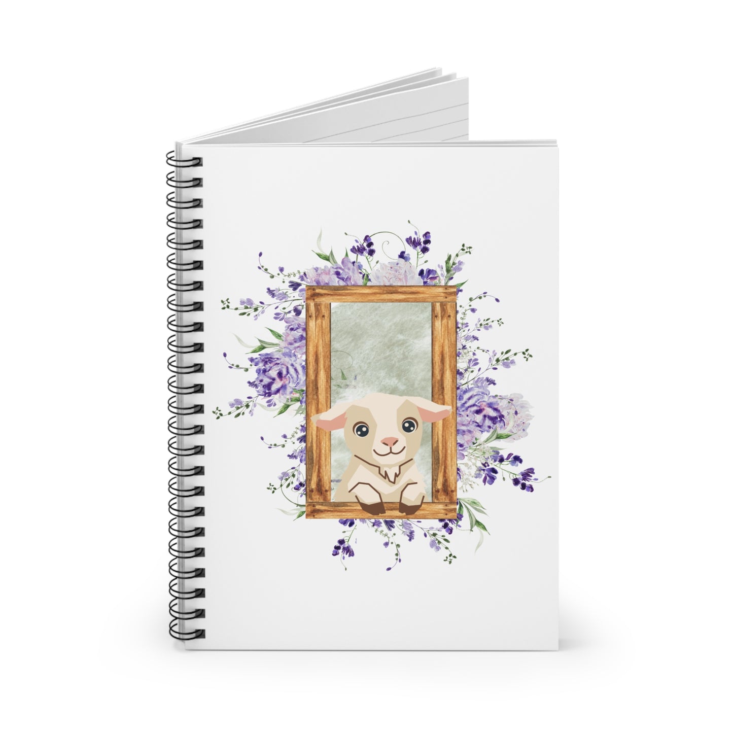 Garden Baby Goat - Spiral Notebook