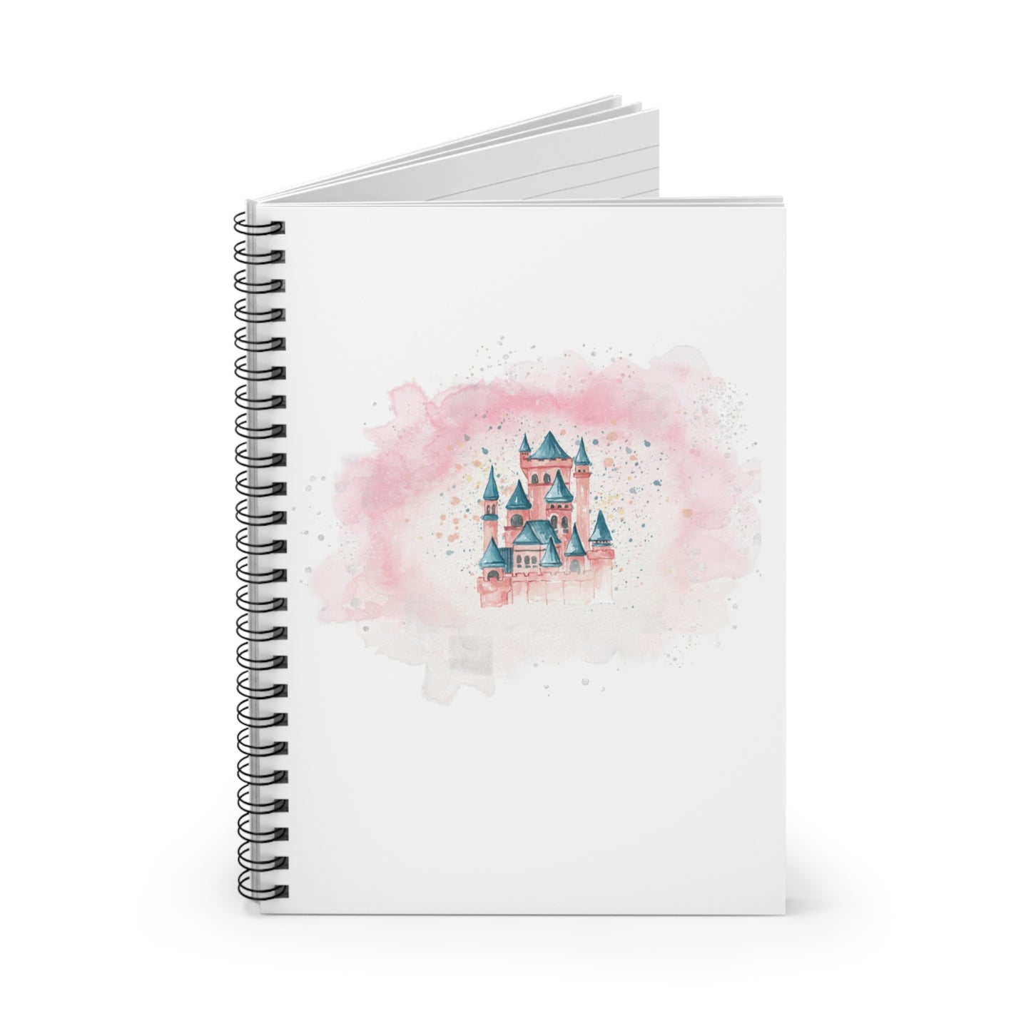 Fairytale Castle Spiral Notebook - Ruled Line