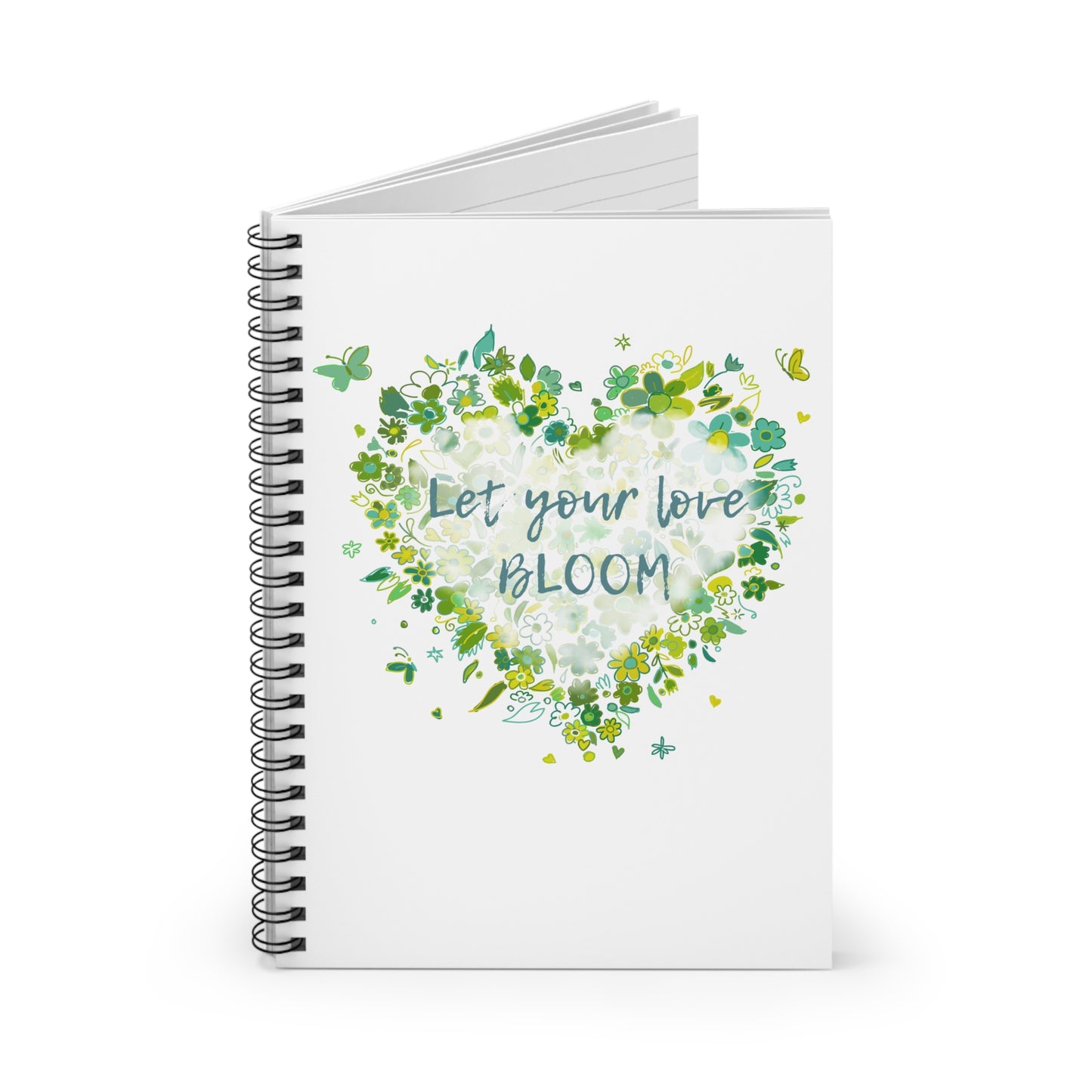 Let Your Love Bloom Spiral Notebook