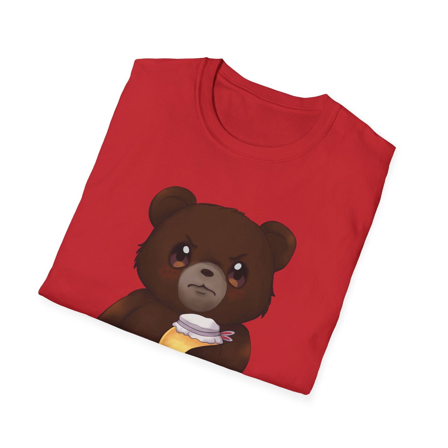 Grumpy Bear "I Just Like Honey" Cute Cartoon Tee