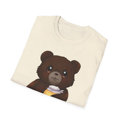 Grumpy Bear "I Just Like Honey" Cute Cartoon Tee