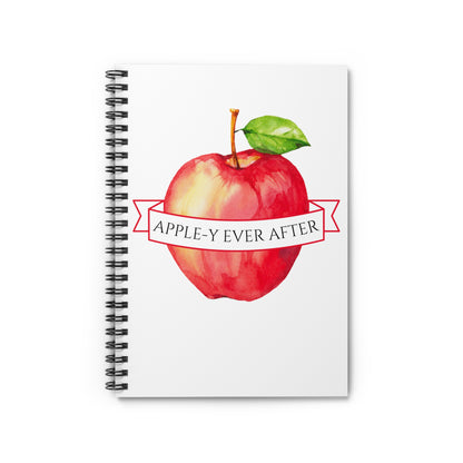 Apple-y Ever After Spiral Notebook - Ruled Line