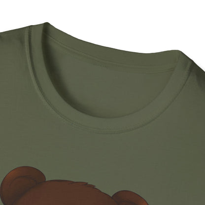 Grumpy Bear "I Just Like Honey" Cute Cartoon Tee