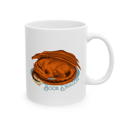 Book Fire Dragon Mug