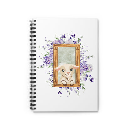 Garden Baby Goat - Spiral Notebook