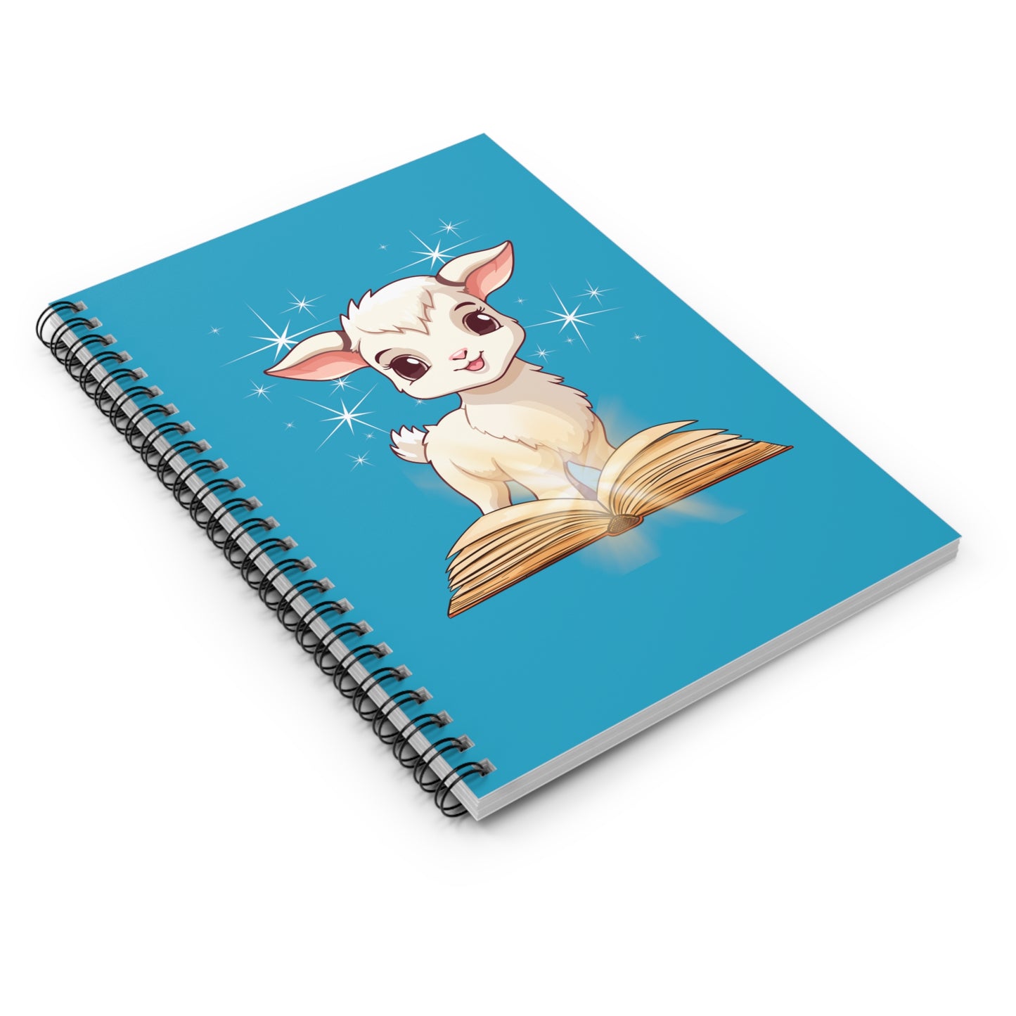 Magical Goat Spiral Notebook - Ruled Line