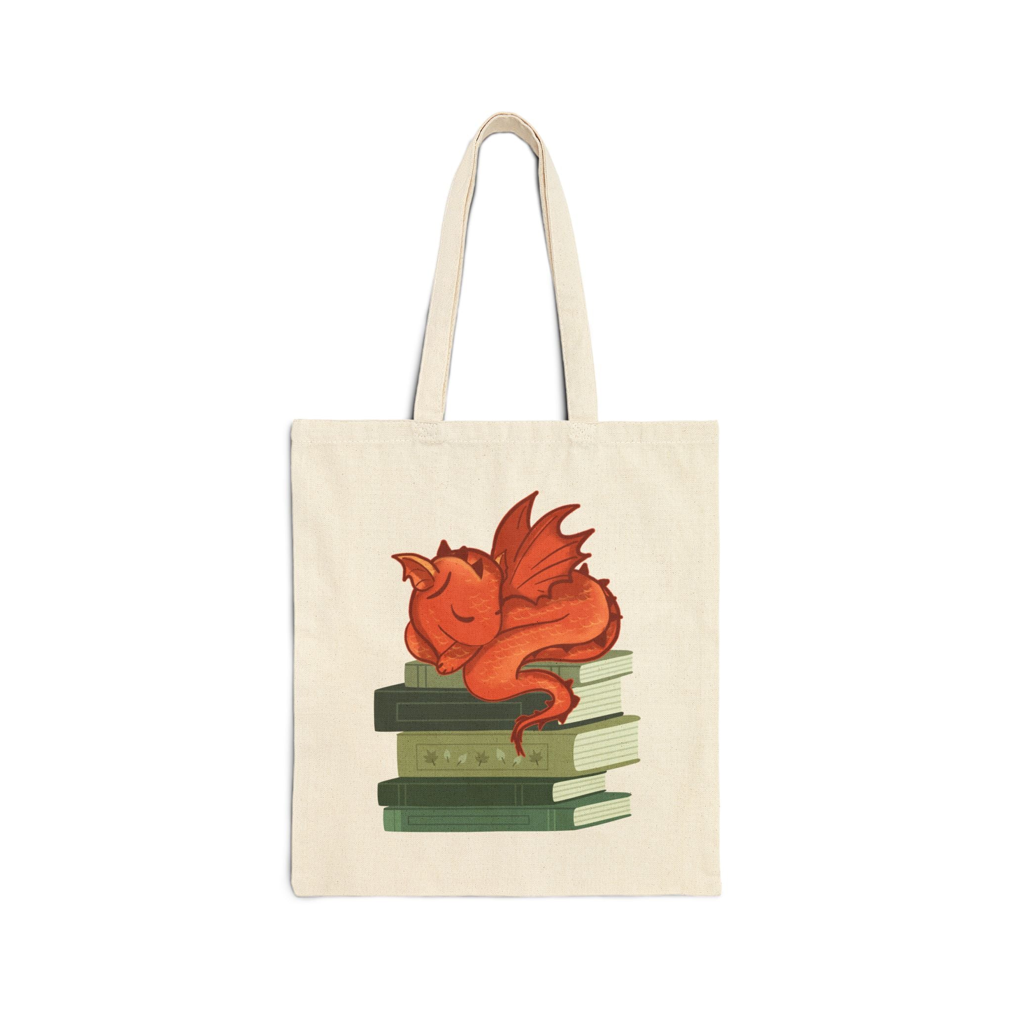 G-DRAGON ONE OF KIND フーディ タオル トートバッグ 3点 Dragon Hatchling Book Stack Canvas Tote – Chickadee Lane Press